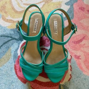 Kayleen Platform Wedge Ankle Strap Sandals